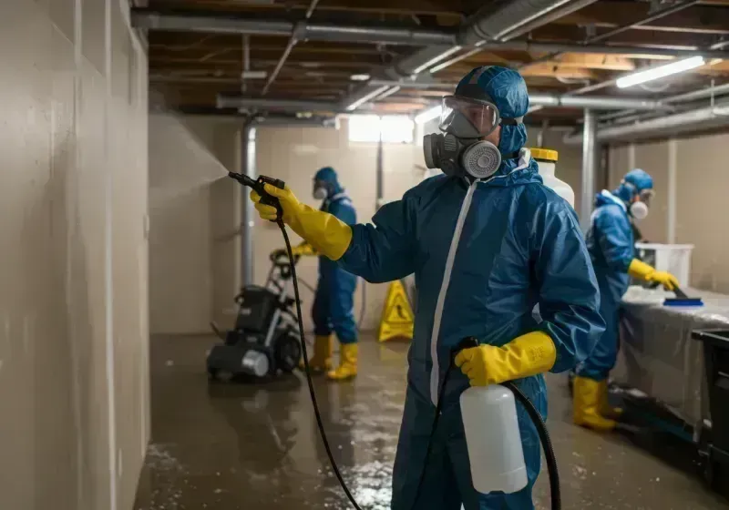 Basement Sanitization and Antimicrobial Treatment process in Saint Paul, MN